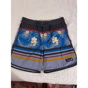 PATAGONIA Men Wavefarer Board Shorts Swim Trunk MultiColor 30